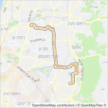 85 Bus Line Map