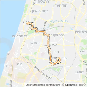 137 Bus Line Map