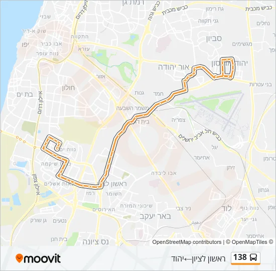 138 Bus Line Map