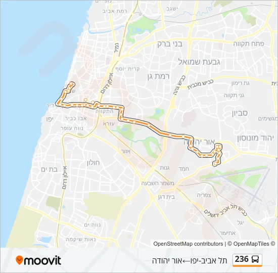 236 Bus Line Map