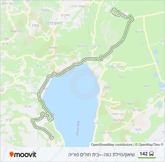 142 Bus Line Map