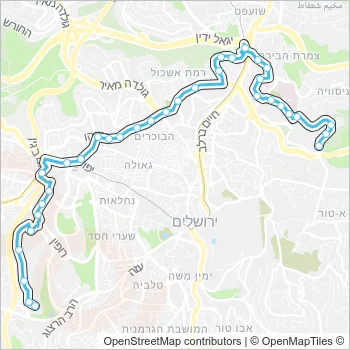 68 Bus Line Map