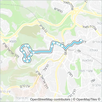 802 Bus Line Map