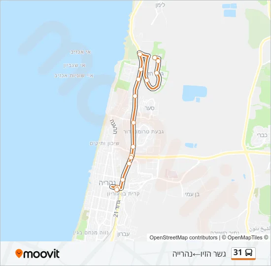 31 Bus Line Map