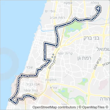 44 Bus Line Map