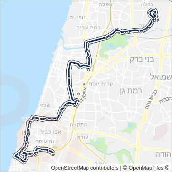 44 Bus Line Map