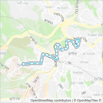 752 Bus Line Map