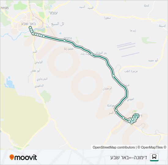 48 - ♿ ניתן להנגשה בהזמנה מראש bus Line Map