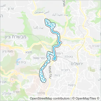 741 Bus Line Map