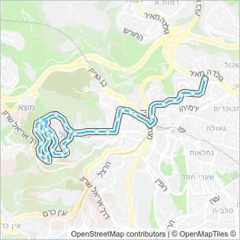754 Bus Line Map