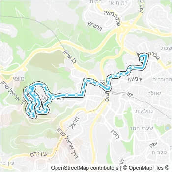 754 Bus Line Map
