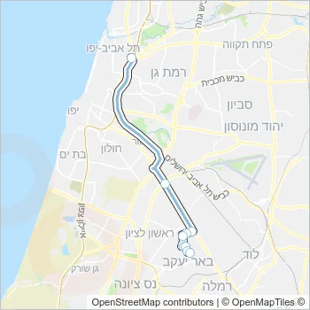 155 Bus Line Map