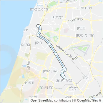 156 Bus Line Map