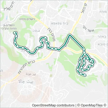 4 Bus Line Map