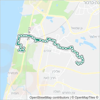 15 Bus Line Map