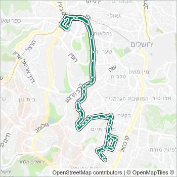 15 Bus Line Map