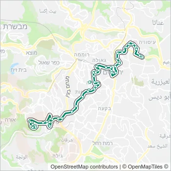17 Bus Line Map