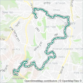 18 Bus Line Map