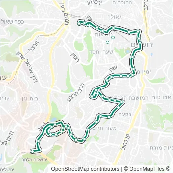 18 Bus Line Map