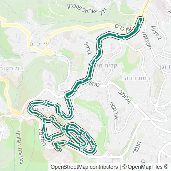 20 Bus Line Map