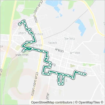 22 Bus Line Map