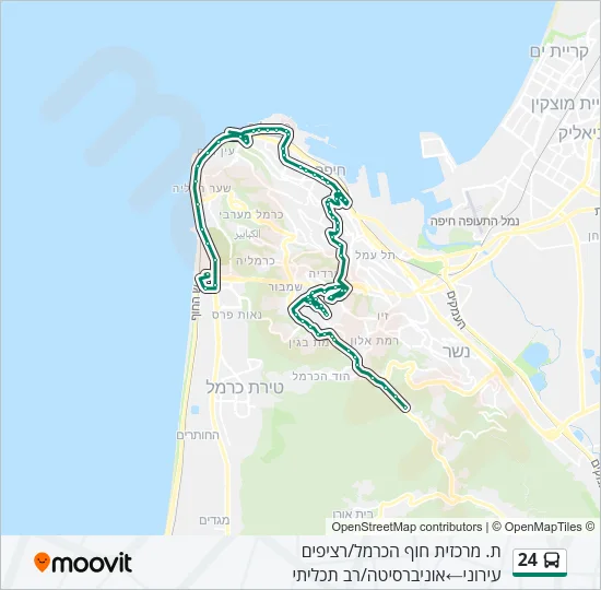 24 Bus Line Map