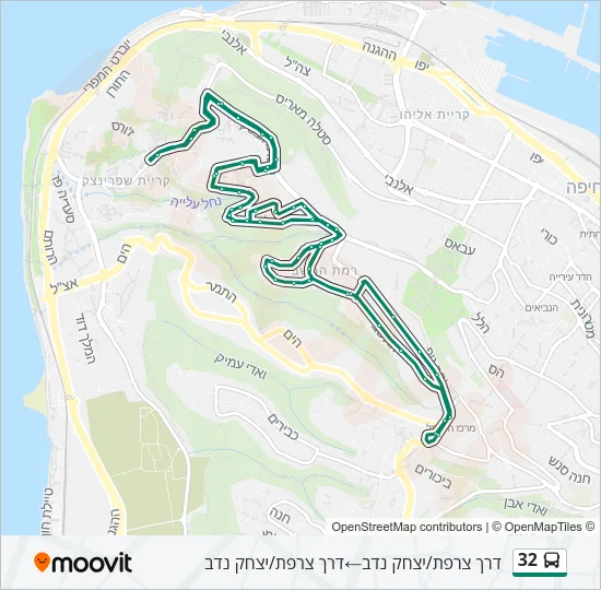 32 Bus Line Map