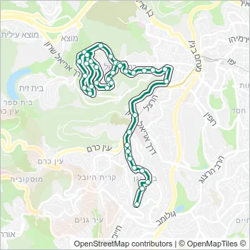 33 Bus Line Map
