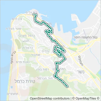 36 Bus Line Map