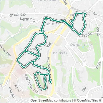 50 Bus Line Map