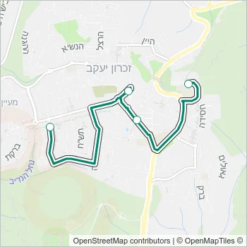 55 Bus Line Map