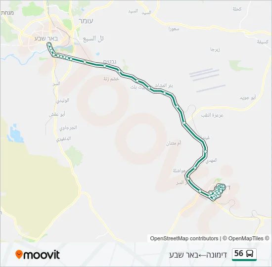 56 Bus Line Map