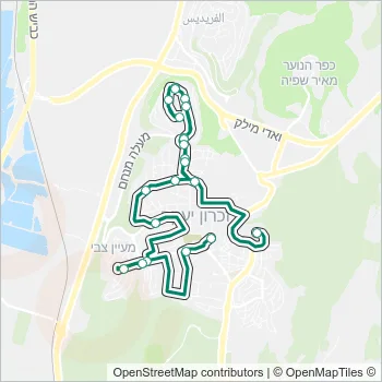 62 Bus Line Map