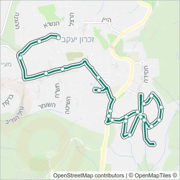 70 Bus Line Map