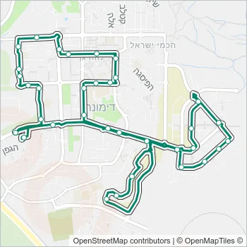 80 Bus Line Map