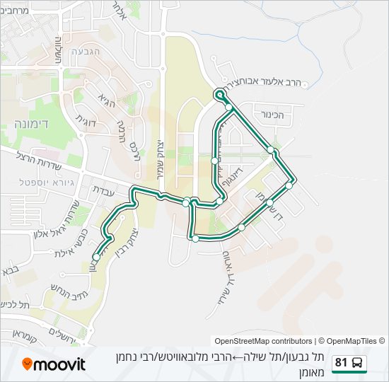 81 Bus Line Map