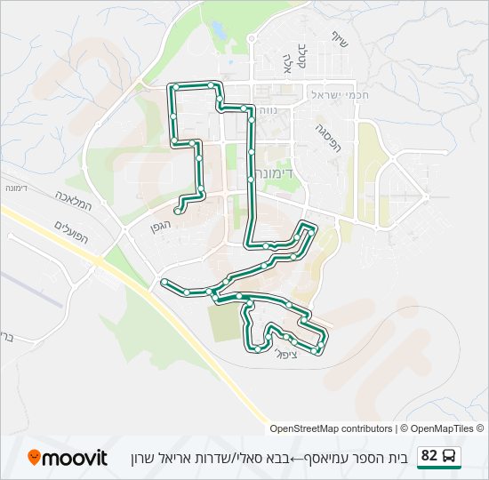 82 Bus Line Map