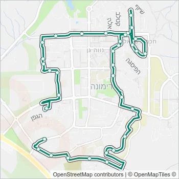 84 Bus Line Map