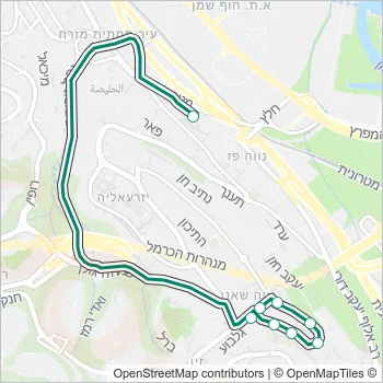 86 Bus Line Map