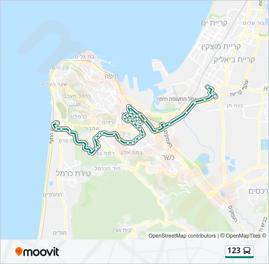 123 Bus Line Map