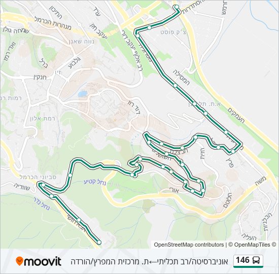 146 Bus Line Map