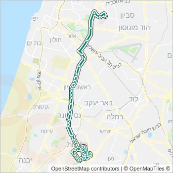 166 Bus Line Map