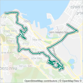 208 Bus Line Map