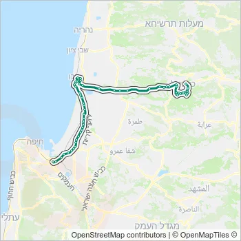 261 Bus Line Map