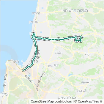 261 Bus Line Map