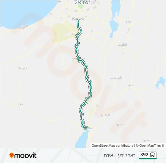392 Bus Line Map
