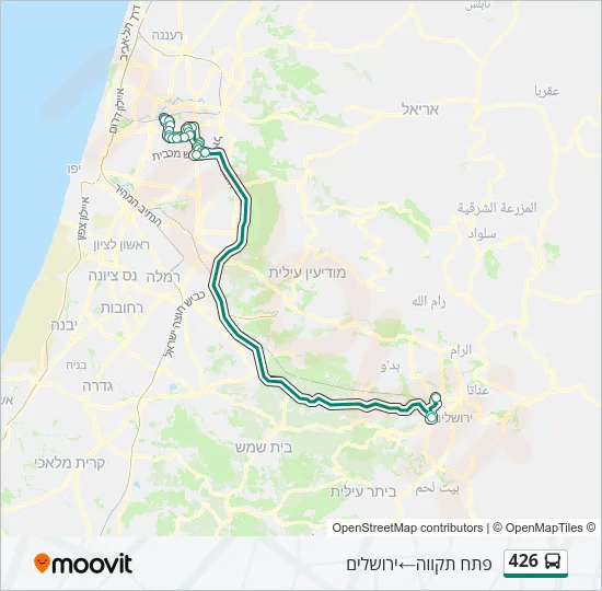 426 Bus Line Map