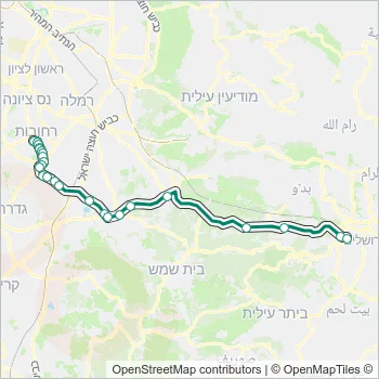 434 Bus Line Map