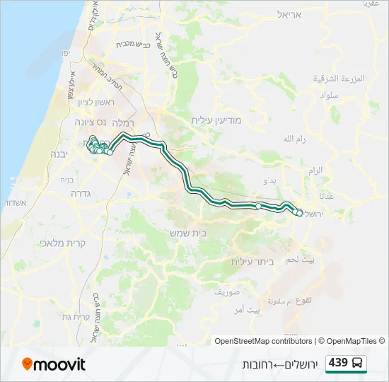 439 Bus Line Map