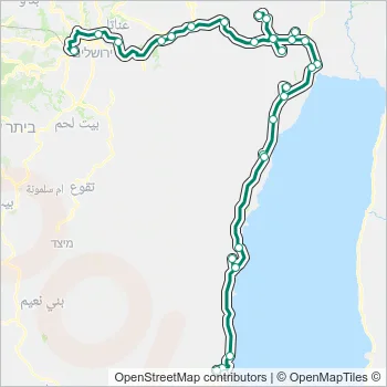 487 Bus Line Map